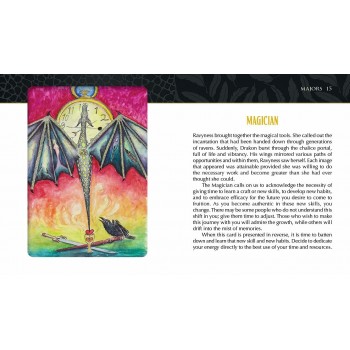 Ravyness Drakon Tarot kortos Schiffer Publishing